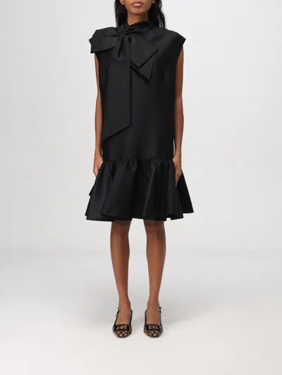 Zimmermann Sleeveless Bow Mini Dress In Black