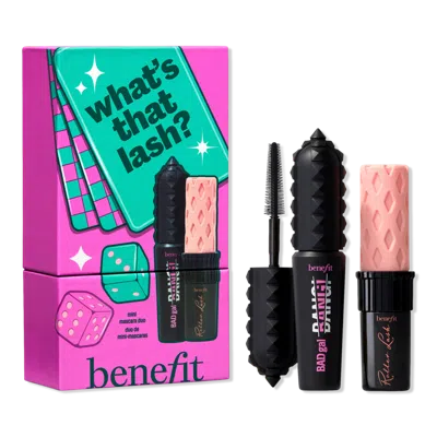 Benefit Cosmetics Mini What's That Lash Mascara Duo Gift Set 0.14 Oz/4 G In Black