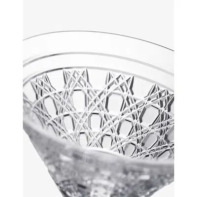 Waterford Opulence Set Of 2 Lead Crystal Martini Glasses In Transparent