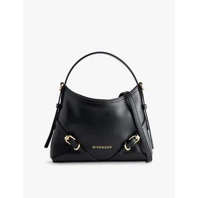 Givenchy Women Voyou Nano Bag In Polished Leather In Black
