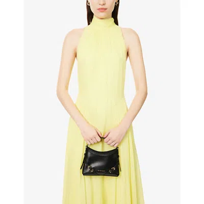 Givenchy Women Voyou Nano Bag In Polished Leather In Black