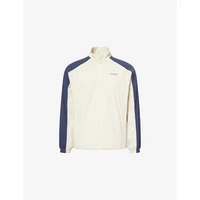 Manors Mens Pebble Ranger Pull-on Woven Golf Jacket In White