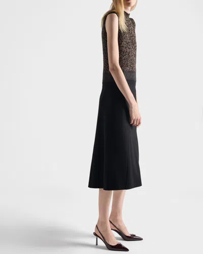 Prada Patent Leather Slingback Pumps In Multi