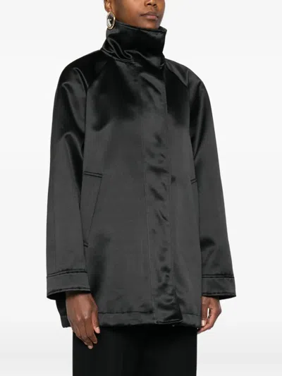 Covert Side-pocket Jacket In Black