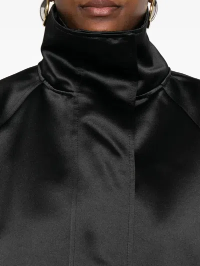 Covert Side-pocket Jacket In Black