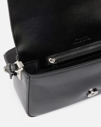 Pinko Rectangular Chain Strap Shoulder Bag With Metal Hardware And Front Embellishment