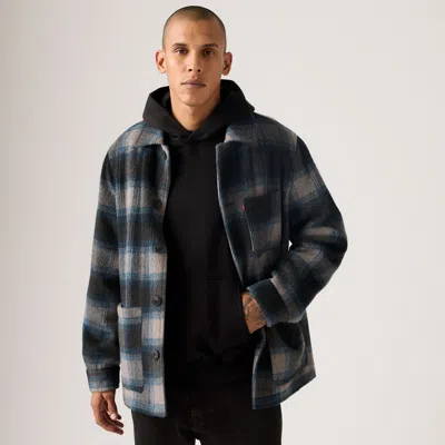 Levi's Wool Blend Chore Jacket In Multi