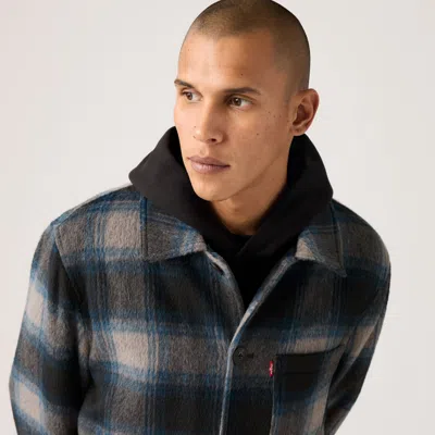 Levi's Wool Blend Chore Jacket In Multi