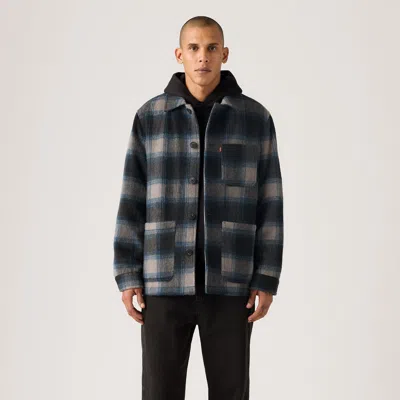 Levi's Wool Blend Chore Jacket In Multi