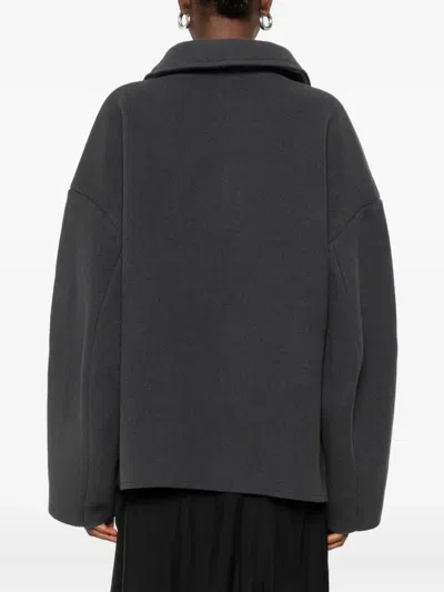 Facon Jacmin Sool Sweatshirt Mit Kurzem Reissverschluss In Gray