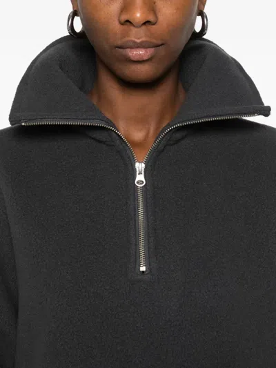 Facon Jacmin Sool Sweatshirt Mit Kurzem Reissverschluss In Gray