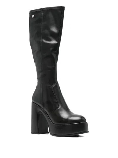 水台式高跟及膝靴（12厘米）