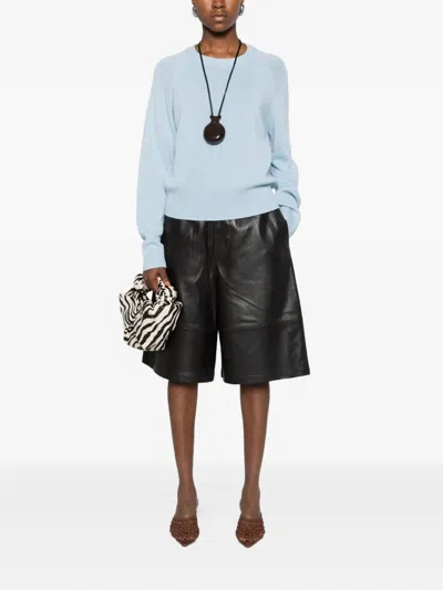 Allude Crew-neck Sweater In Blue