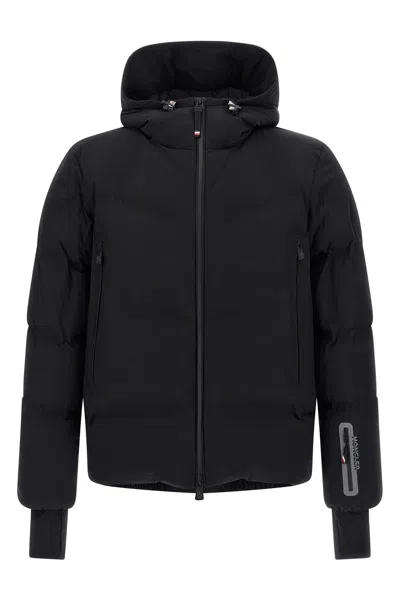 Moncler Grenoble Black Stretch Nylon Angren Down Jacket In Black