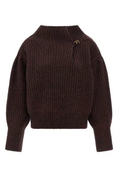 Dries Van Noten Women Oversized Sweater In Wool And Alpaca In Multi