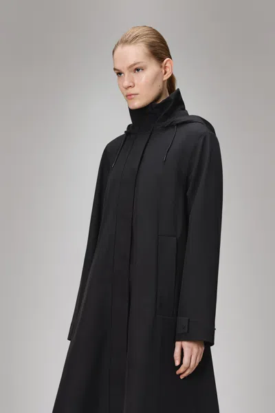 Rains Suva Vision Softshell A-line W Jacket In Black