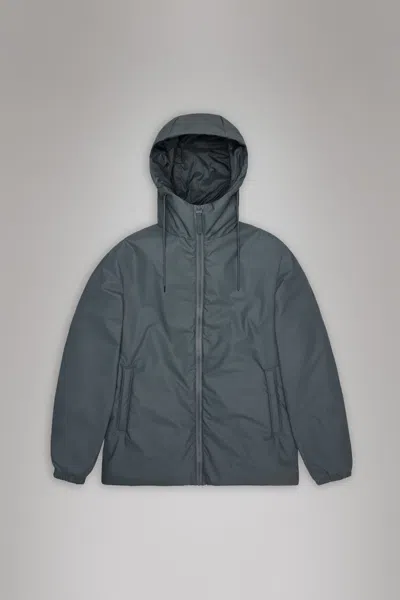 Rains Lohja Insulated Rain Jacket In Brown