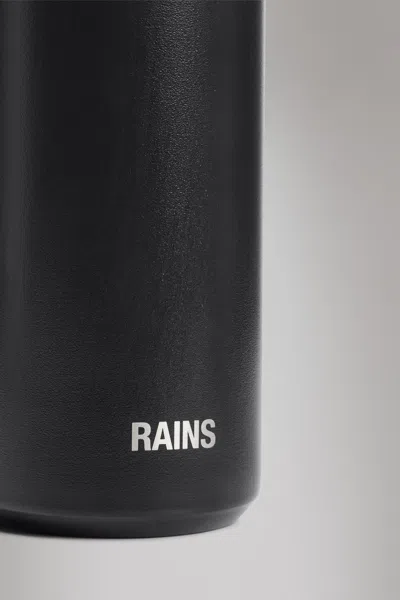 Rains Insulated Flask 500ml In Black