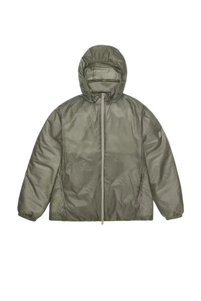 Rains Kauto Insulated Jacket In Green
