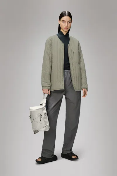 Rains Banja Liner Jacket In Gray