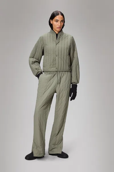 Rains Banja Liner Pants Regular In Gray