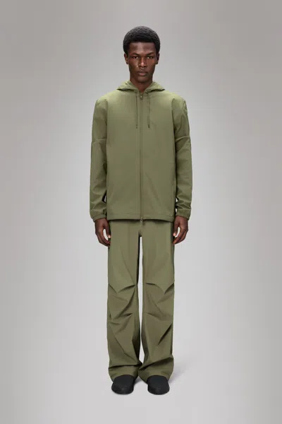 Rains Mens Suva Hardshell Jacket In Green