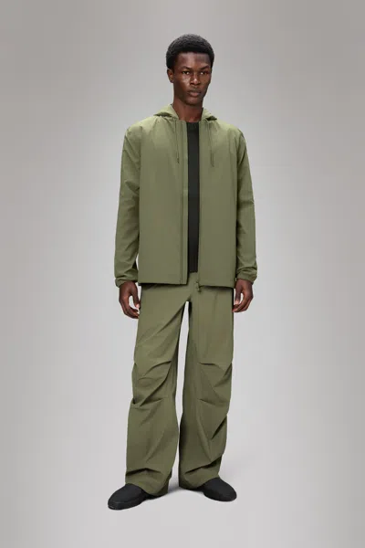 Rains Mens Suva Hardshell Jacket In Green