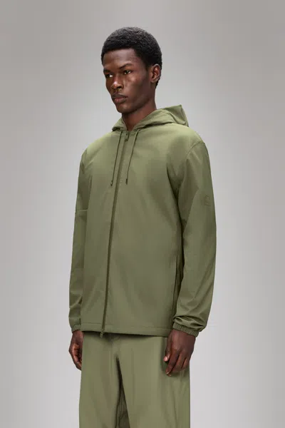 Rains Mens Suva Hardshell Jacket In Green