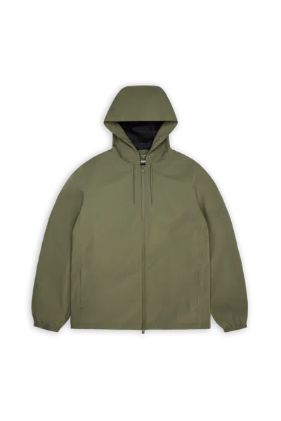 Rains Mens Suva Hardshell Jacket In Green