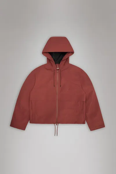Rains Suva Hardshell Short String W Jacket In Brown