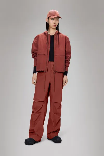 Rains Suva Hardshell Short String W Jacket In Brown