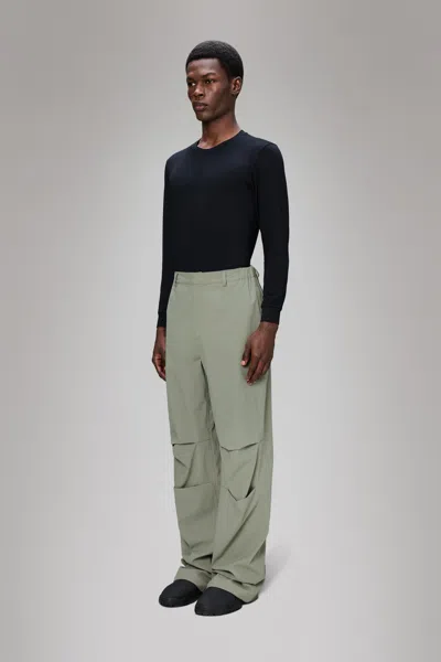 Rains Suva Hardshell Pants Wide In Green