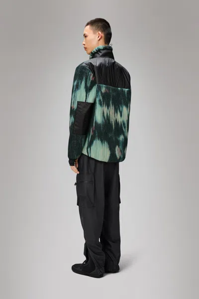 Rains Yermo Fleece Jacket In Animal Print