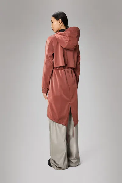 Rains String W Parka In Animal Print