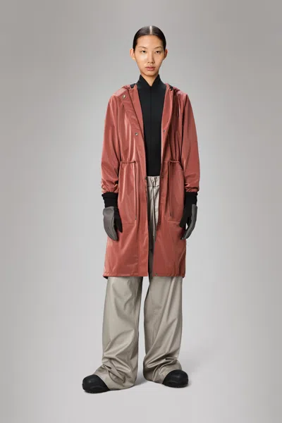 Rains String W Parka In Animal Print