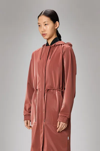 Rains String W Parka In Animal Print