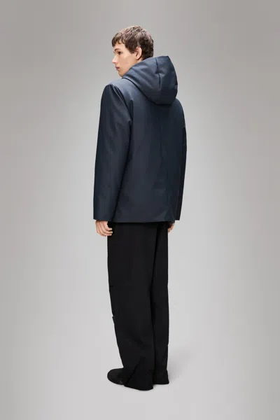 Rains Nome Parka Jacket In Blue