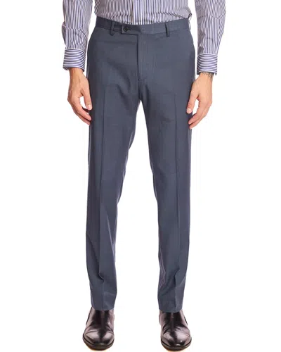 Paisley & Gray Downing Slim Fit Flat Front Dress Pants In Blue