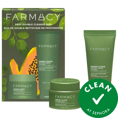 Farmacy Deep Double Cleanse Duo In Green