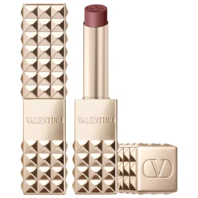 Valentino Spike  Buttery Matte Refillable Lip Color In Brown