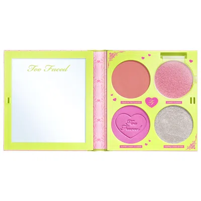 Too Faced Fairytale Crush Blush & Highlighter Palette Makeup Set 0.35 Oz/9.9 G