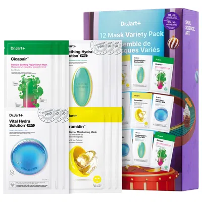 Dr. Jart+ Korean Sheet Mask 12 Pack Gift Set In Multi