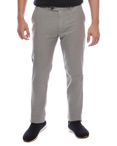 Scotch & Soda Flat Front Pant In Gray
