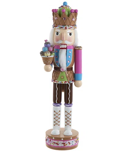 Kurt Adler 15-inch Ice Cream Nutcracker In Multi