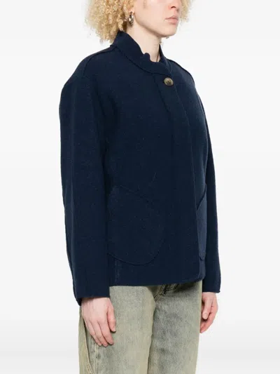 不对称贴袋夹克