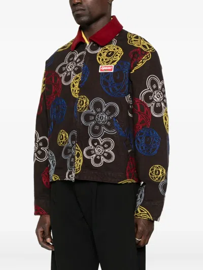 Kenzo Embroidered Jacket In Animal Print