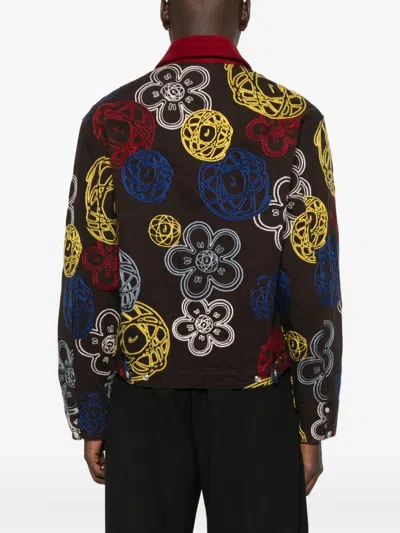Kenzo Embroidered Jacket In Animal Print