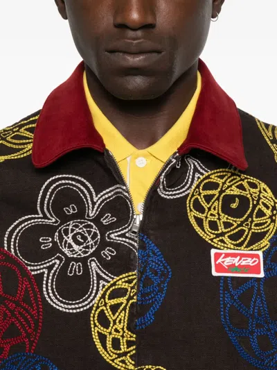 Kenzo Embroidered Jacket In Animal Print