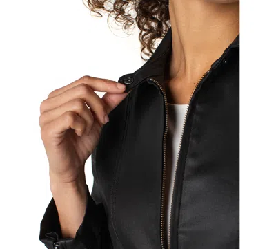 Liverpool Los Angeles 90s Coated Jacket In Black