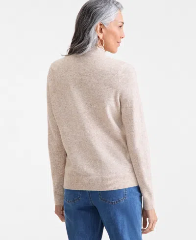 Style & Co Women's Luxsoft Mock-neck Sweater, Macy's Exclusive In Multi